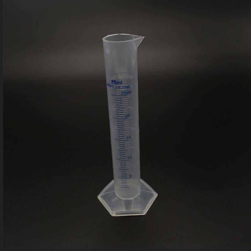 Tube de Test liquide 10/25/50/100/250ml, cylindre de mesure, Test de laboratoire, chimie graduée